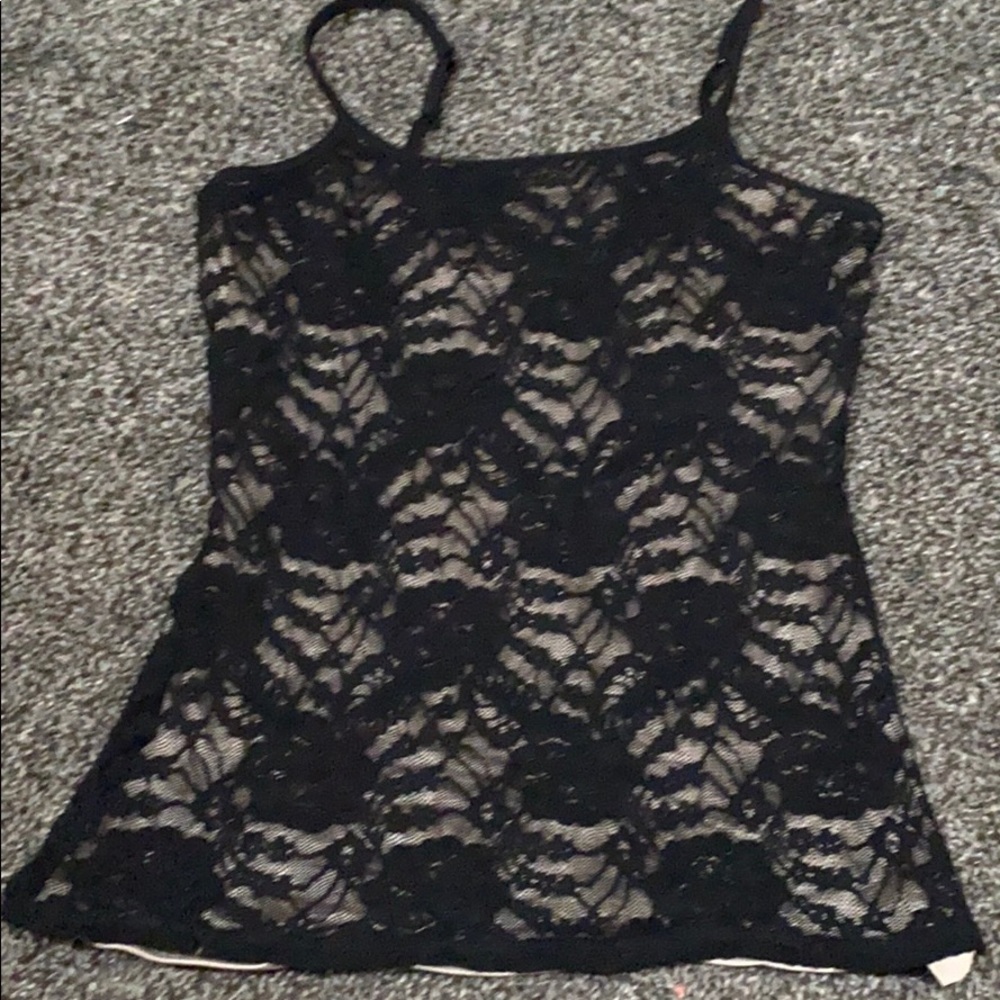 Lace tank top